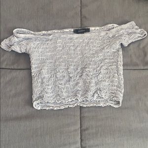 Cute off the shoulder crop top!!!